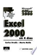 libro Excel 2000 En 4 Días